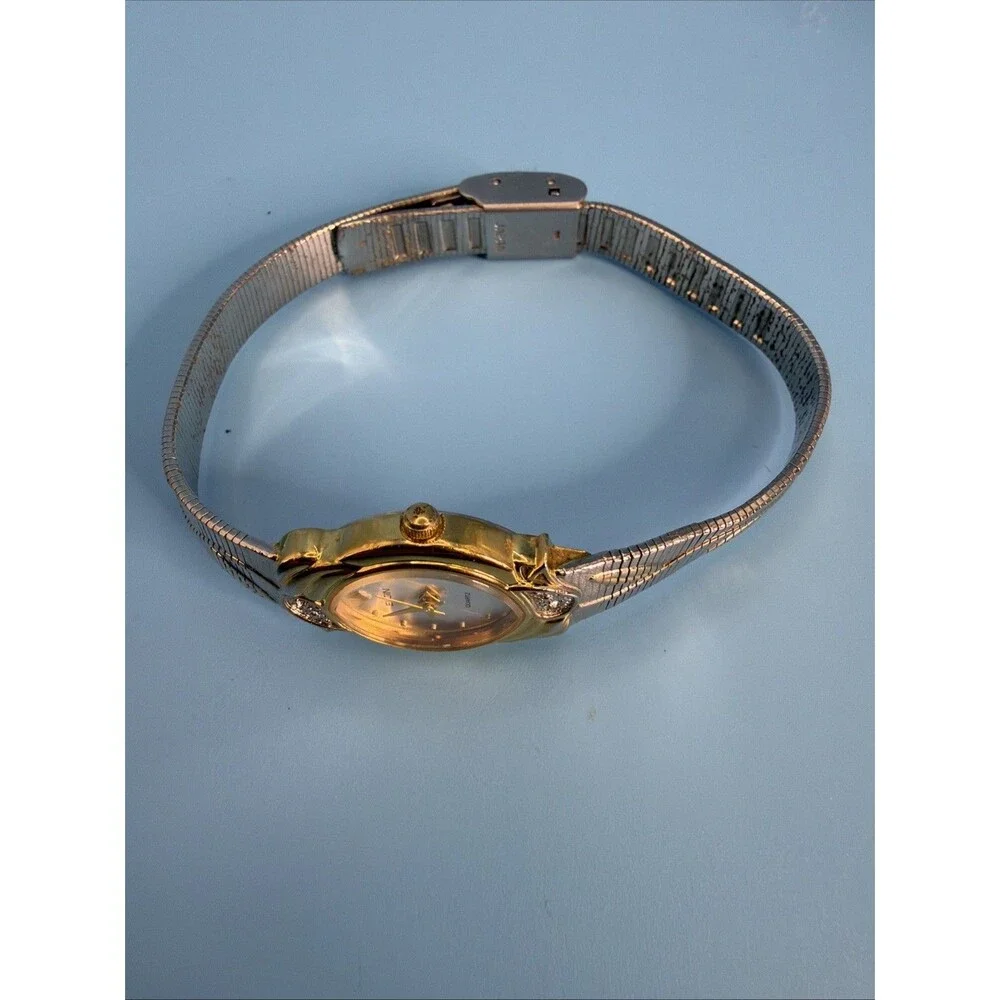 Elgin Woman's Watch Fancy Band Works Runs Keeps Time